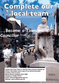 Town Councillor Poster